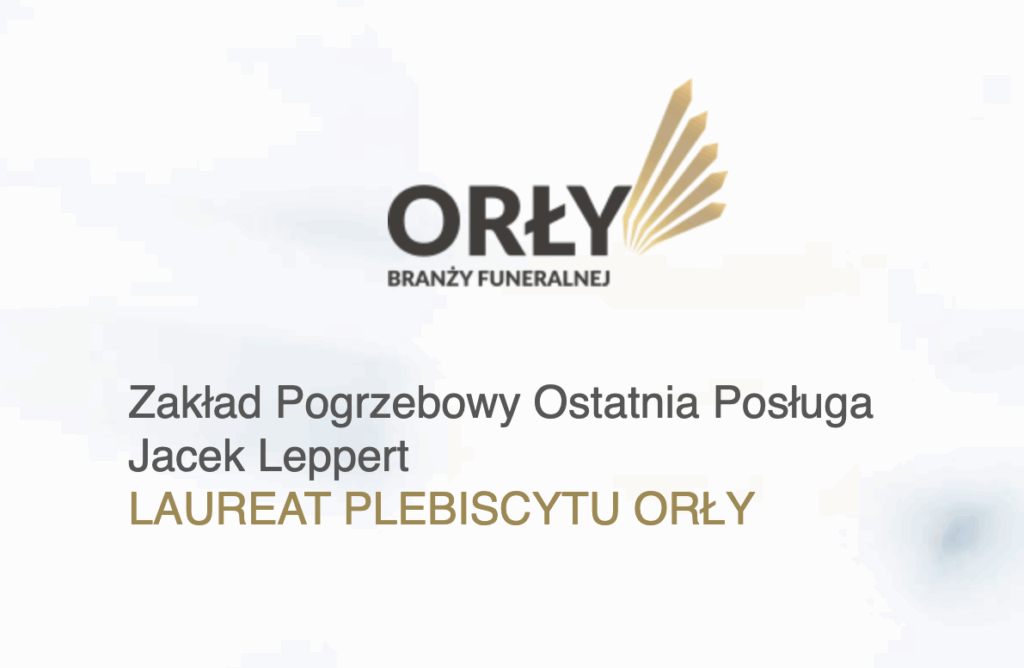 wyróżnienie Orły branży funeralnej